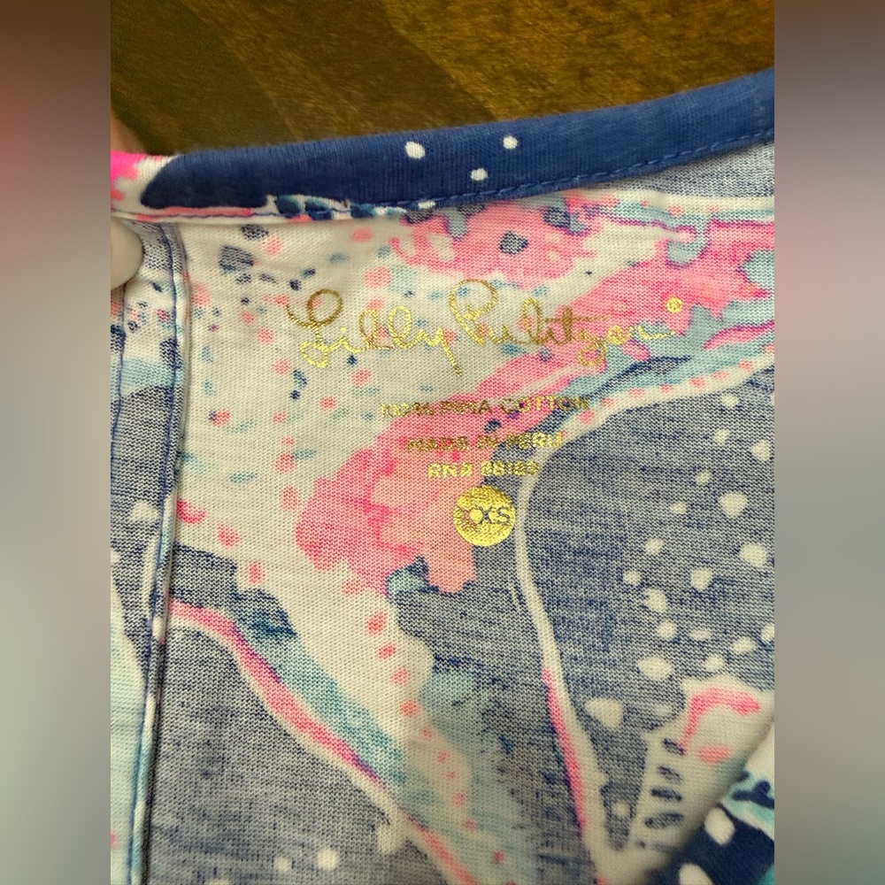 Lilly Pulitzer Beacon Dress in the 'Star Struck' indigo starfish print - Picture 5 of 5